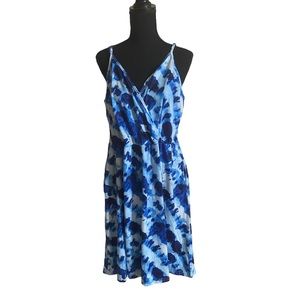 Blue and White Dress, Size XL